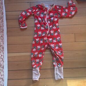 Bonds Wondersuit Red Floral Kids One Piece